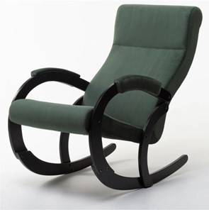 Кресло-качалка Корсика, ткань Amigo Green 34-Т-AG в Биробиджане