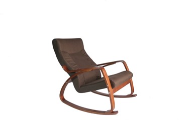 Кресло-качалка Женева, ткань шоколад в Биробиджане