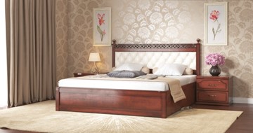 Двуспальная кровать СВ-Стиль Ричард 160*200 с основанием в Биробиджане