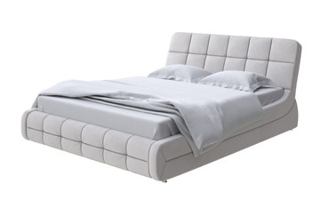 Кровать в спальню Corso-6 200х200, Велюр (Ultra Серый камень) в Биробиджане