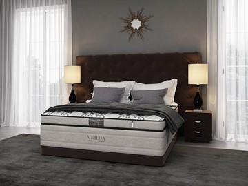 Кровать двуспальная Style/Basement 160х200, Флок (Велсофт Спелая слива) в Биробиджане