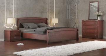 Кровать двуспальная СВ-Стиль Магнат 160*200 с основанием в Биробиджане