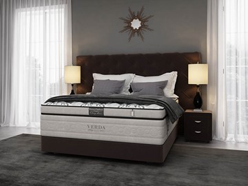 Кровать в спальню Style/Podium M 160х200, Флок (Велсофт Спелая слива) в Биробиджане