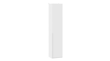 Шкаф для белья Порто (366) СМ-393.07.211 (Белый жемчуг/Белый софт) в Биробиджане
