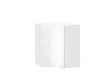 Шкаф кухонный угловой Шервуд, ЛД 281.500.000.169, белый/белый глянец в Биробиджане