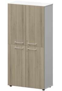 Шкаф с 4-мя дверьми Kortez СМШ48.2.28F, Кронберг/белый брилиант в Биробиджане