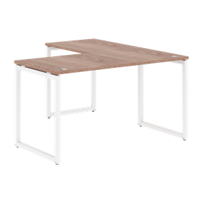 Письменный стол угловой левый XTEN-Q Дуб-сонома- белый XQCT 1415 (L) (1400х1500х750) в Биробиджане