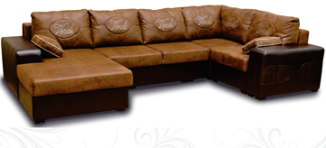 П-образный диван Verdi Плаза 405х210 в Биробиджане