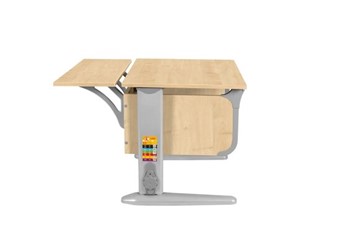 Детский стол-трансформер 6/60 (СУТ.47) + Polka_z 6/600 Клен-Танзай/серый/серый в Биробиджане