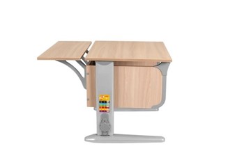 Детский стол-трансформер 6/60 (СУТ.47) + Polka_z 6/600 Ясень/серый/серый в Биробиджане