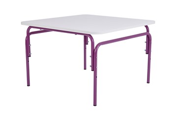 Детский растущий стол Фея Мой малыш, 0-1 гр., белый-фиолетовый в Биробиджане