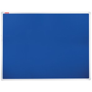 Доска c текстильным покрытием для объявлений 60х90 см синяя, ГАРАНТИЯ 10 ЛЕТ, РОССИЯ, BRAUBERG, 231700 в Биробиджане