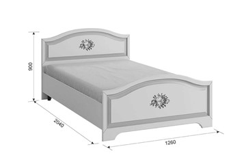 Кровать подростковая Алиса 1,2х2,0 в Биробиджане - предосмотр 2