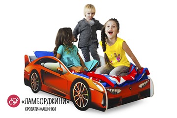 Кровать-машина детская Lamborghini в Биробиджане - предосмотр 4