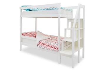 Детская двухэтажная кровать Svogen белый в Биробиджане - предосмотр 3
