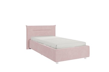 Кровать в детскую 0.9 Альба, нежно-розовый (велюр) в Биробиджане