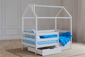 Кровать детская Домик с ящиками, цвет белый в Биробиджане - предосмотр 2