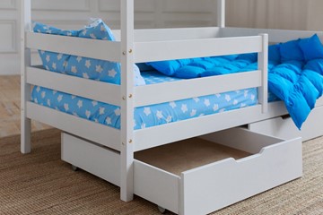 Кровать детская Домик с ящиками, цвет белый в Биробиджане - предосмотр 3
