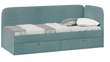 Кровать в детскую Молли тип 1 (80), Микровелюр Scandi Indigo 11 в Биробиджане