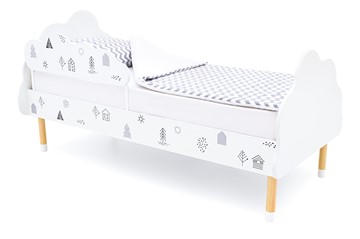 Кровать в детскую Stumpa Облако "Домики ч/б" в Биробиджане