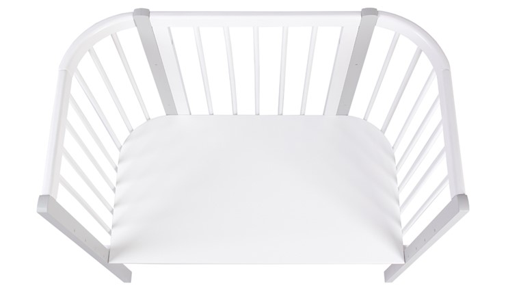 Приставная кровать POLINI Kids Simple 120 Белый / Серый в Биробиджане - изображение 3