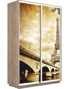 Шкаф 2-дверный Экспресс 1200x450x2200, Париж/дуб сонома в Биробиджане