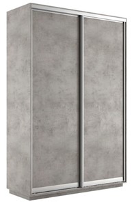 Шкаф 2-дверный Экспресс (ДСП) 1200х450х2400, бетон в Биробиджане