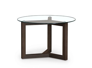 Журнальный круглый стол Оникс-8, Венге/Прозрачное стекло в Биробиджане