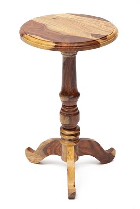 Столик кофейный Бомбей - 0237 палисандр, 35*35*60, натуральный (natural) арт.10046 в Биробиджане - изображение