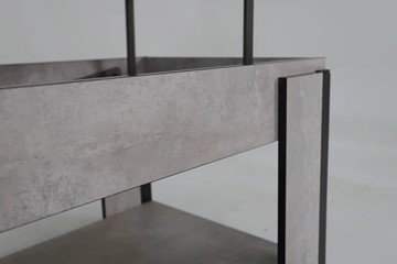 Журнальный стол-трансформер Дэнс, цемент светлый в Биробиджане - предосмотр 8