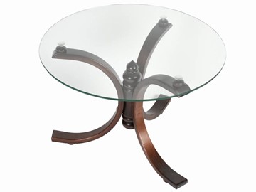 Стеклянный стол Лорд (темно-коричневый) в Биробиджане