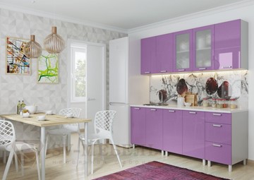 Модульный кухонный гарнитур Модерн, фиолетовый металлик в Биробиджане