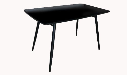 Обеденный стол Брик, черный в Биробиджане - изображение