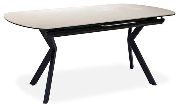 Обеденный раздвижной стол Шамони 2CX 160х90 (Oxide Avorio/Графит) в Биробиджане - изображение