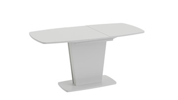 Кухонный стол раздвижной Честер тип 2, цвет Белый/Стекло белый глянец в Биробиджане - предосмотр 1