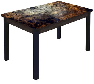 Раздвижной стол Гамбург Мини, ноги метал. крашеные №23 (Exclusive h103/венге) в Биробиджане