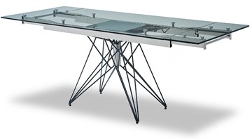 Кухонный стол раздвижной T-041 (140) прозрачный в Биробиджане - предосмотр 3