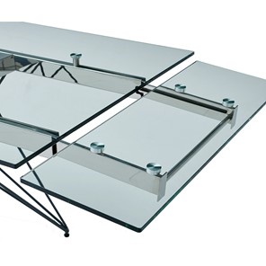 Кухонный стол раздвижной T-041 (140) прозрачный в Биробиджане - предосмотр 5