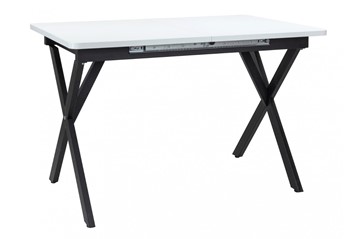 Обеденный раздвижной стол Стайл № 11 (1100/1500*700 мм.) столешница пластик, форма Флан, с механизмом бабочка в Биробиджане - предосмотр 2