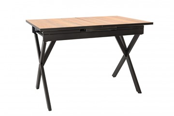 Кухонный стол Стайл № 11 (1100*700 мм.) столешница пластик, форма Флан, без механизма в Биробиджане - предосмотр