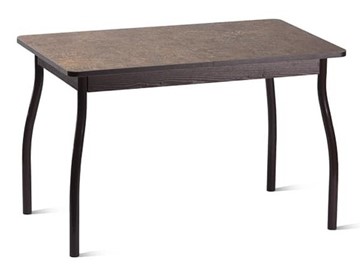 Кухонный стол Орион.4 1200, Пластик Урбан коричневый/Коричневый в Биробиджане