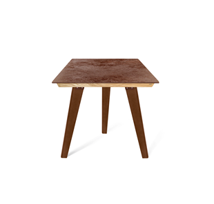 Керамический кухонный стол SHT-TU16 (3 шт.)/ТT8 60/60 (темный орех/прозрачный лак/коричневая сепия) в Биробиджане