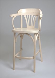 Барный стул 650 твердый (беленый дуб) в Биробиджане - предосмотр 5