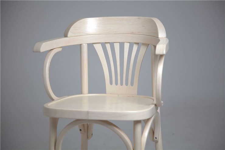 Барный стул 650 твердый (беленый дуб) в Биробиджане - изображение 3