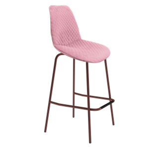 Барный стул SHT-ST29-С22 / SHT-S29P (розовый зефир/медный металлик) в Биробиджане