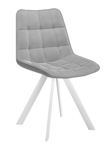 Обеденный стул 229 Поворотный, Микровелюр B22 Grey / опоры белые в Биробиджане