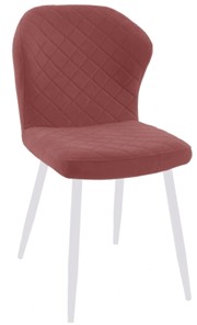 Обеденный стул 239 розовый, ножки белые в Биробиджане