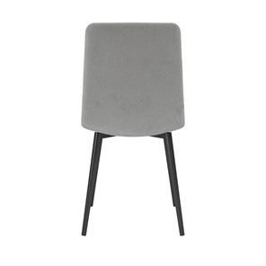 Обеденный стул Белла, велюр тенерифе грей/Цвет металл черный в Биробиджане - предосмотр 3