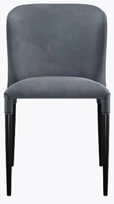 Обеденный стул dikline 275 С103 серый ножки черные в Биробиджане