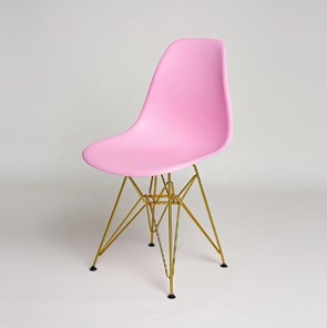 Обеденный стул DSL 110 Gold (розовый) в Биробиджане